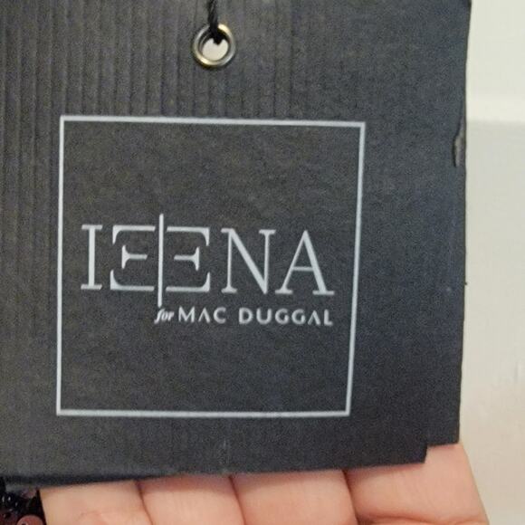 NWT MAC DUGGAL 26444 DRESS NWT IN BLACK ROSE SIZE 0 - Picture 5 of 9